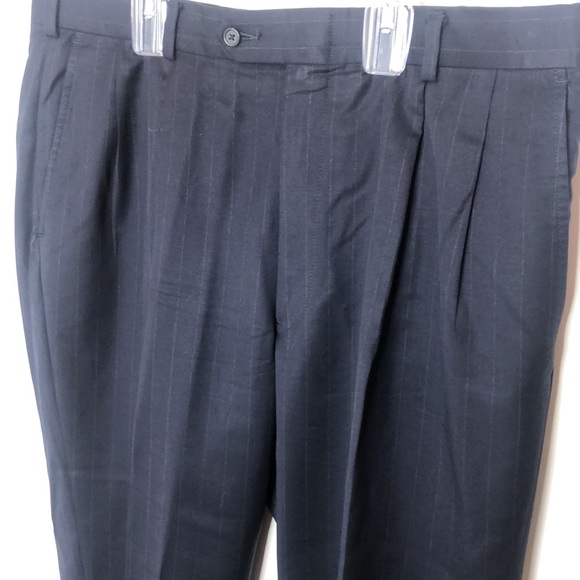 Men’s Hart Schaffner & Marx Gold Trumpeter Nordstrom Pinstripe Suit - Picture 10 of 12